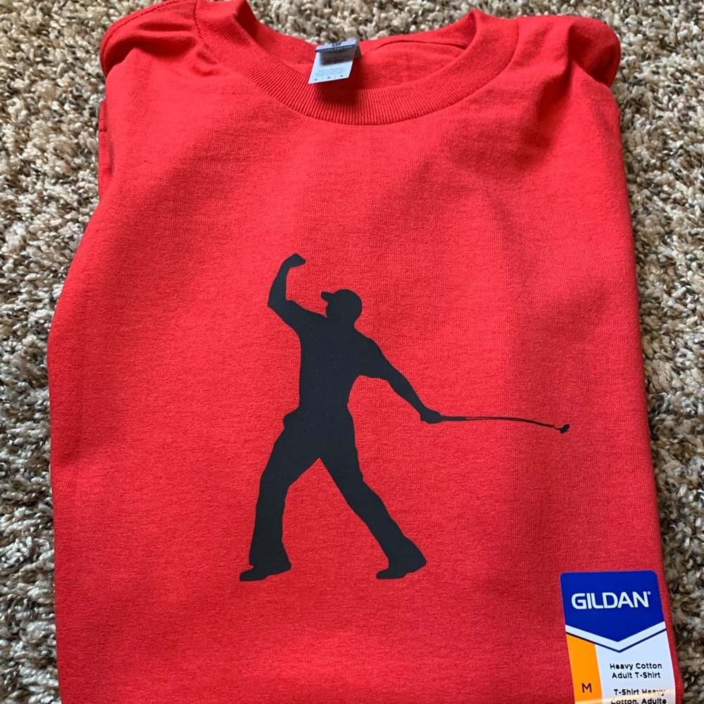 Tiger Woods Fist Pump Logo T-Shirt Size Medium